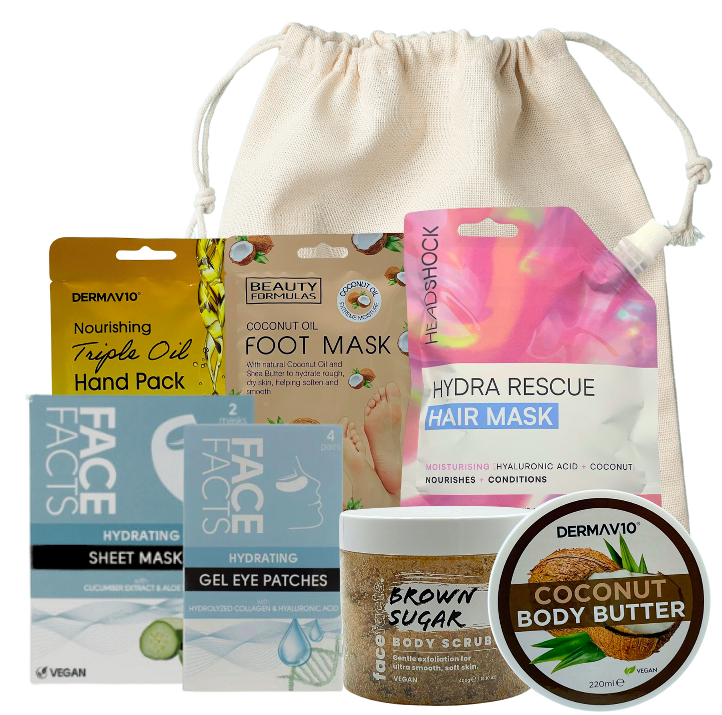 Head-to-Toe Spa at Home Pamper Gift Set