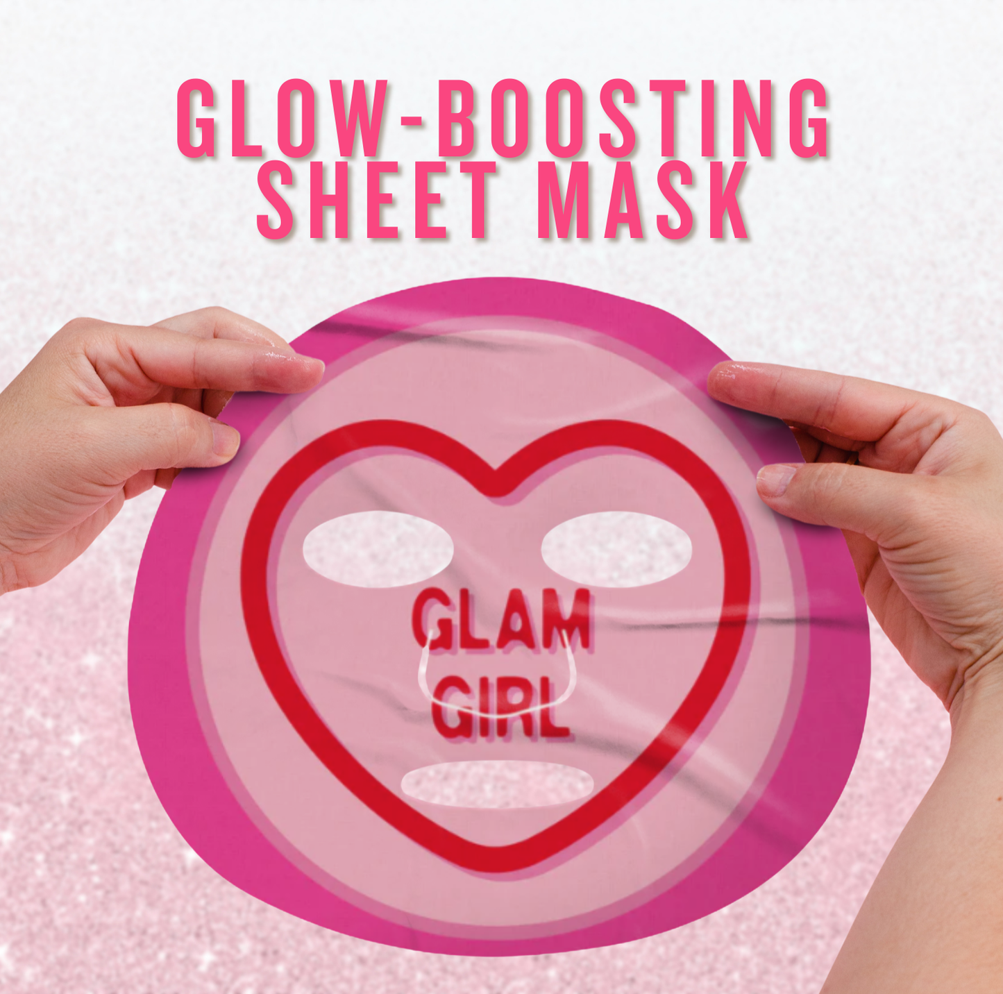 Shimmering Beauty Bundle - Hair, Face & Body Oil, Lip Balm, Sheet Masks & Applicator