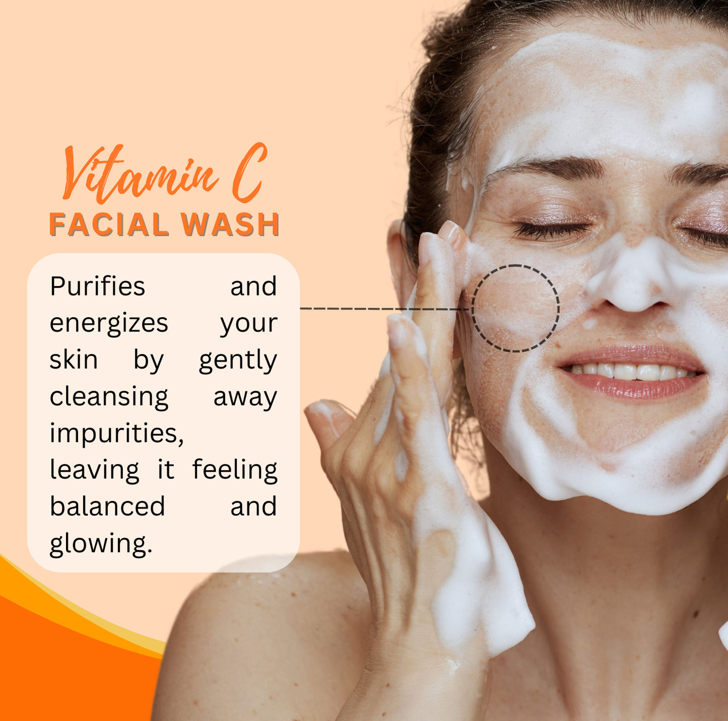 Vitamin C Skincare Set for Women – Face Cleanser, Serum, Cream, Eye Cream & Sheet Masks – Anti-Aging Face Care Gift Kit
