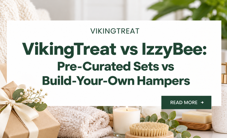 VikingTreat vs IzzyBee: Pre-Curated Sets vs Build-Your-Own Hampers