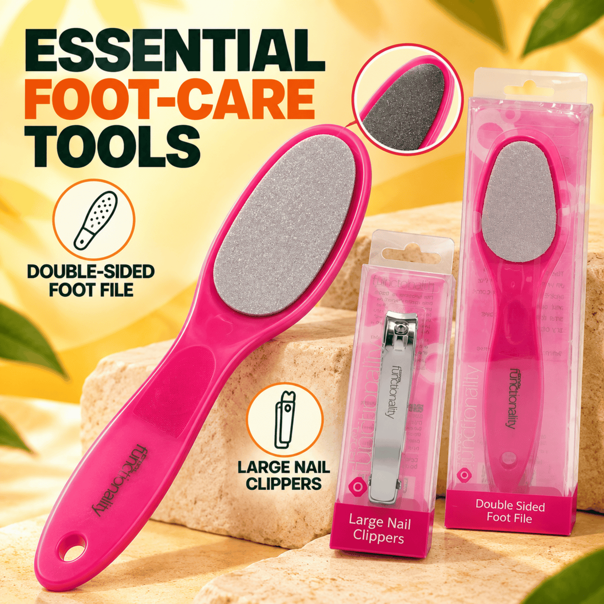 VikingTreat Foot Care Gift Set – Home Spa & Exfoliation Kit