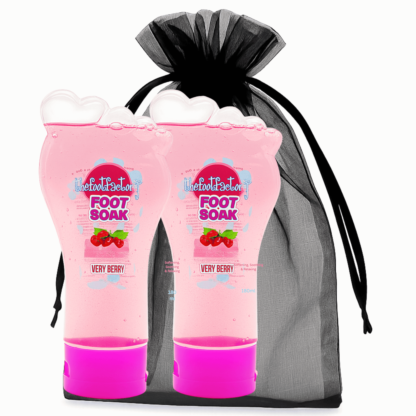 VIKINGTREAT Very Berry Vegan Foot Soak – Relaxing Pink Bath Salt for Soft, Refreshed & Rejuvenated Feet