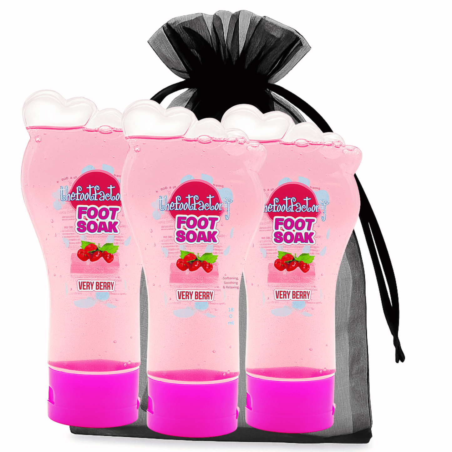 VIKINGTREAT Very Berry Vegan Foot Soak – Relaxing Pink Bath Salt for Soft, Refreshed & Rejuvenated Feet