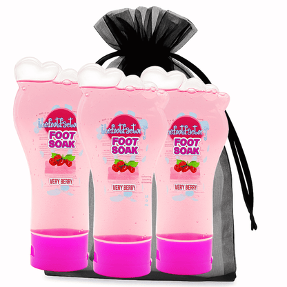 VIKINGTREAT Very Berry Vegan Foot Soak – Relaxing Pink Bath Salt for Soft, Refreshed & Rejuvenated Feet