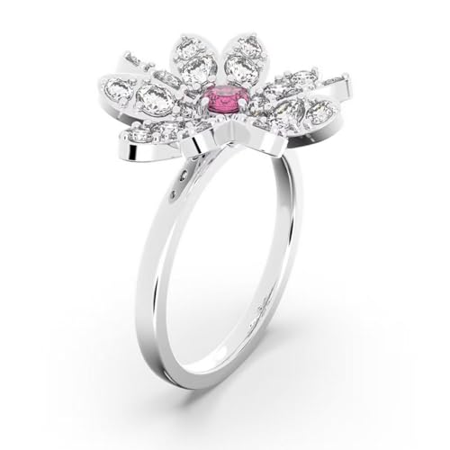 Swarovski Eternal Flower Ring:Ring REDBL/Mix 58 5642892 Brand, one size, Metal, No Gemstone