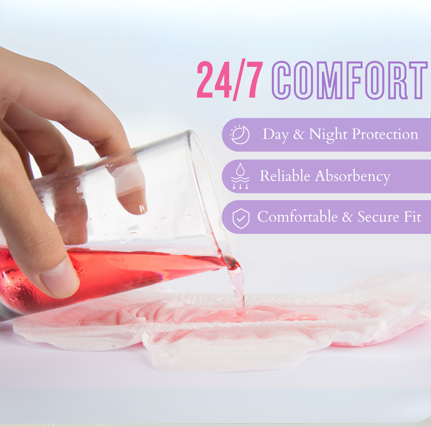 First Period Kit & Emergency Bag for Teens – Sanitary Towels (Day & Night), Hot Water Bottle, Storage Pouch – Menstrual Care Kit