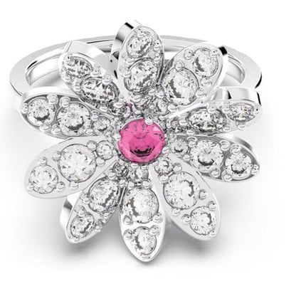 Swarovski Eternal Flower Ring:Ring REDBL/Mix 58 5642892 Brand, one size, Metal, No Gemstone