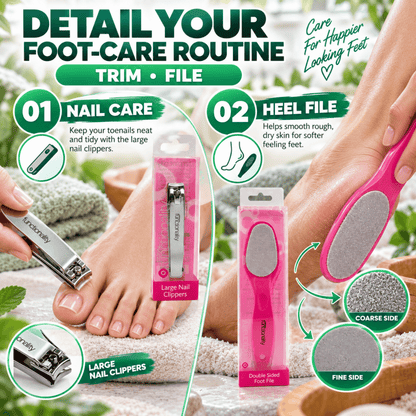 VikingTreat Foot Care Gift Set – Home Spa & Exfoliation Kit