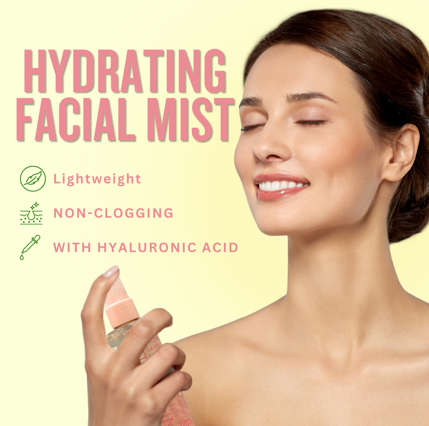 Self Tanning Kit, 6 Pieces – Facial Mist, Mousse, 3-in-1 Mitt, Scrub, Coconut Butter & Bronzing Pearls for Face & Body Glow (Dark Shade)