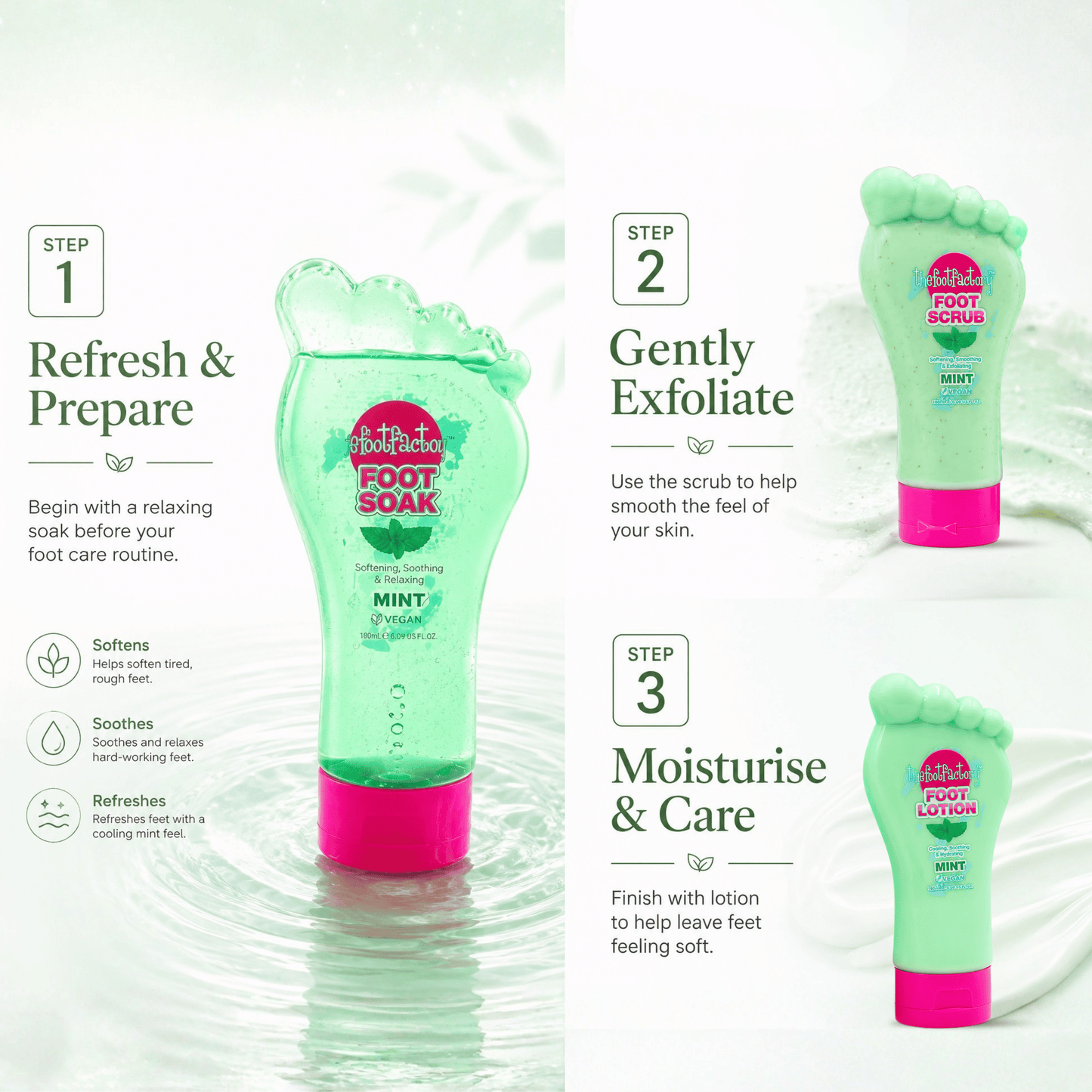 VikingTreat Foot Care Gift Set – Soften & Revitalise Kit