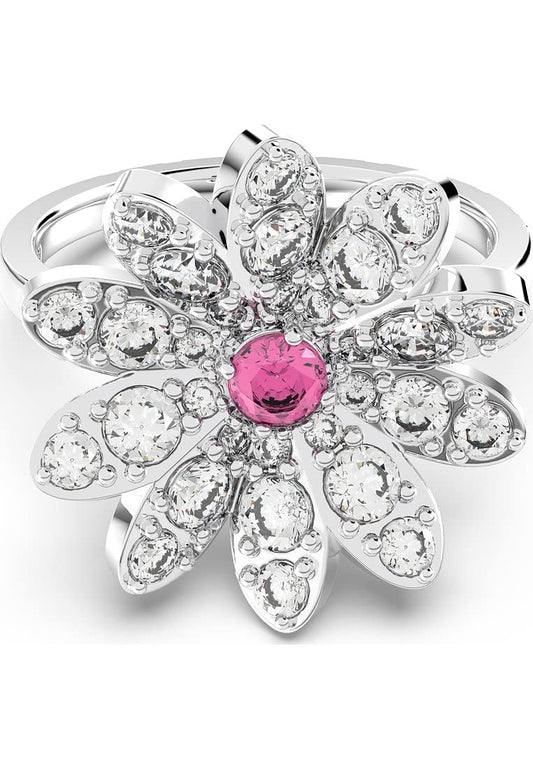 Swarovski Eternal Flower Ring:Ring REDBL/Mix 55 5642894 Brand, one size, Metal, No Gemstone