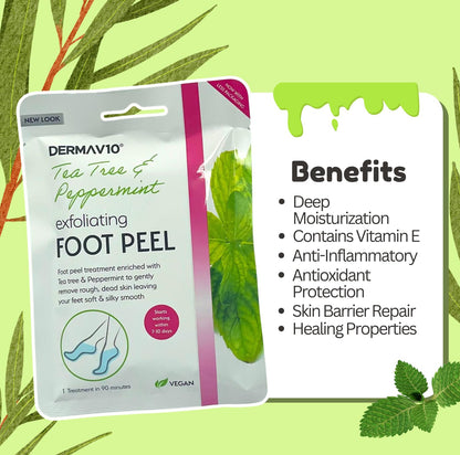 Deep Moisturising Foot Packs Mask Peel & Intensive Foot Cream