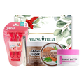 VikingTreat Body Care & Grooming Gift Set – Exfoliate, Shave & Hydrate Kit