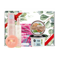 Dermav10 SolKiss medium self tan gift set with mousse, mist, mitt, gloves, body scrub, body butter and bronzing pearl presented in premium gift packaging suitable for all occasions, ideal for birthdays, Christmas, Mother’s Day and self-care gifting.