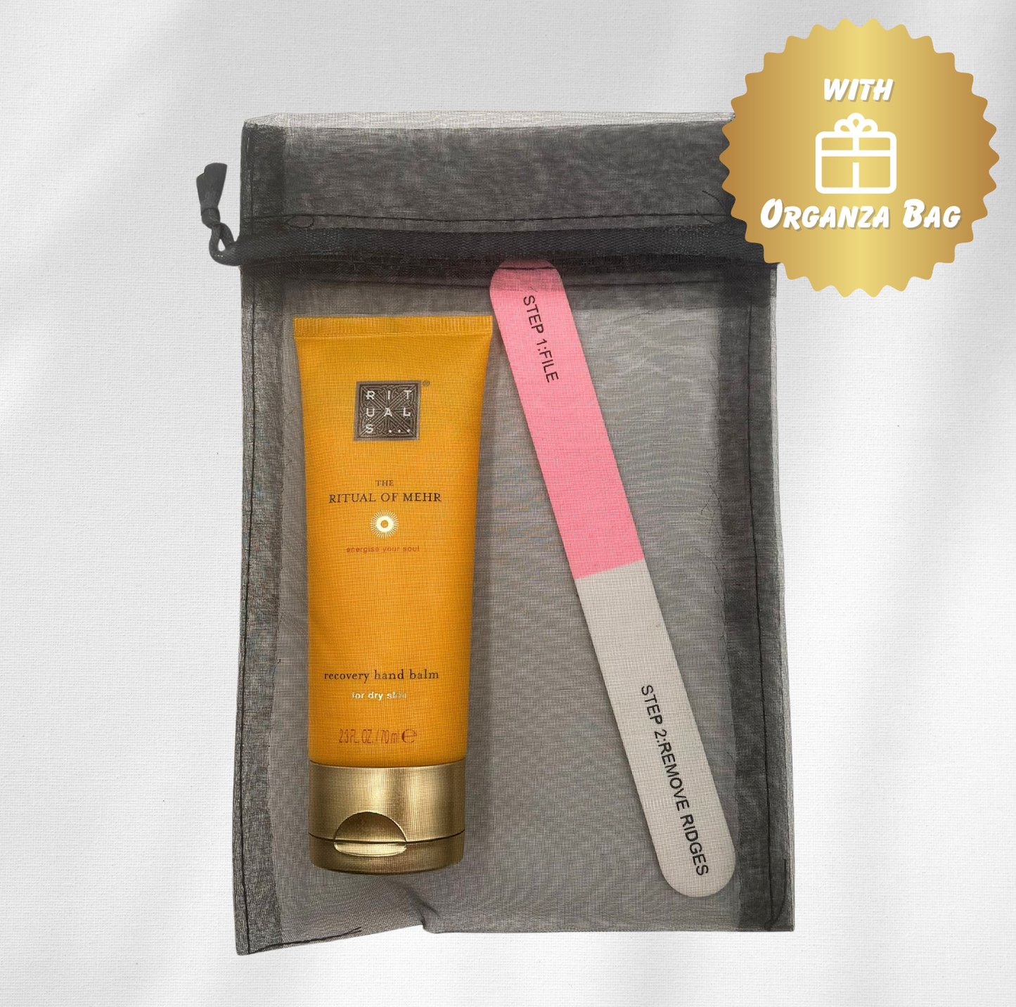 Recovery Hand Cream Balm & Nail File Giftset Bundle