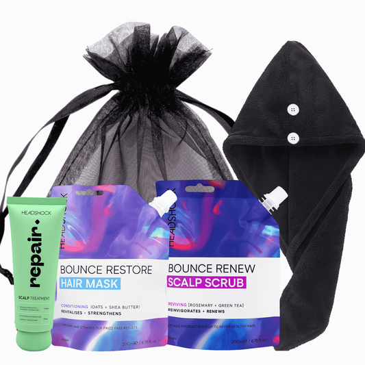 Vikingtreat Hair Repair Gift Set – Scalp Scrub, Hair Mask & Towel | Deep Nourishing Treatment