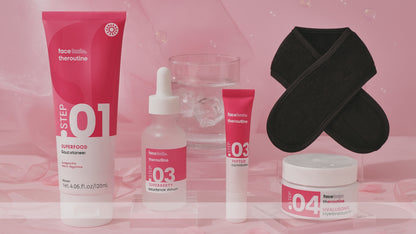 Superfood Skincare Gift Set – Cleanser, Serum, Eye Cream & Gel