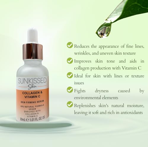 Vikingtreat Collagen vitamin C serum benefits for firm and bright skin