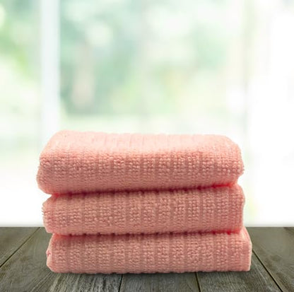 Vikingtreat Pink microfibre face cloth for cleansing and skincare routines