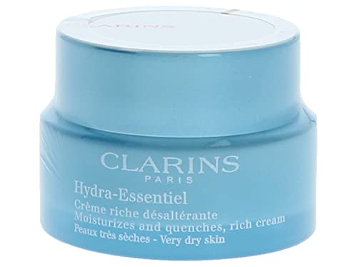 Clarins Hydra-Essentiel Moisturizes Quenches Rich Cream Very Dry Skin for Women 1.8 oz Cream