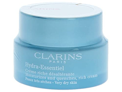 Clarins Hydra-Essentiel Moisturizes Quenches Rich Cream Very Dry Skin for Women 1.8 oz Cream