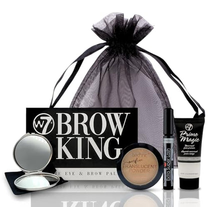 Ultimate Flawless Finish Makeup Bundle - Eyebrow Kit, Mascara, Primer, Pressed Powder & Compact Powder