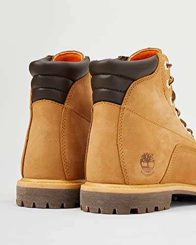 Timberland Women's Waterville 6 Inch Basic Waterproof Lace-up Boots, Wheat Nubuck, 5.5 UK