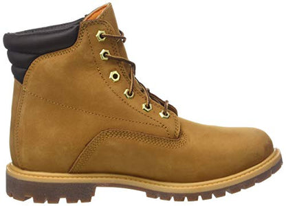 Timberland Women's Waterville 6 Inch Basic Waterproof Lace-up Boots, Wheat Nubuck, 5.5 UK